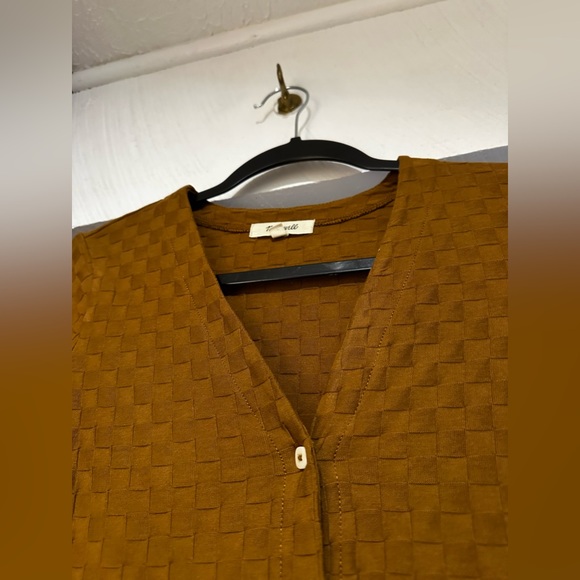 Madewell Chess Check Classic V-Neck Cardigan. Excellent condition. Size XS. - Picture 6 of 9